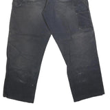 DICKIES Mens Regular Fit Black Denim Jeans W36 L28 Workwear Zip Closure