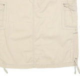 COLUMBIA Womens Beige Cargo Skirt Knee Length Cotton Blend Drawstring M Outdoor