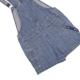 BUM Womens Blue Denim Classic Cotton Blend Dungarees M W36 L5 Adjustable Strap