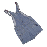 BUM Womens Blue Denim Classic Cotton Blend Dungarees M W36 L5 Adjustable Strap