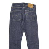 LEVI'S 510 BIG E Mens Slim Blue Denim Raw Jeans W28 L25 Zip Closure