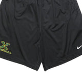 NIKE Mens Black Casual Sports Baseball Polyester Shorts L W32