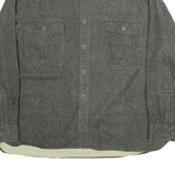 FREEDOM FOUNDRY Mens Grey Shirt XL Cotton Blend Button Pocket Casual Workwear