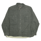 FREEDOM FOUNDRY Mens Grey Shirt XL Cotton Blend Button Pocket Casual Workwear