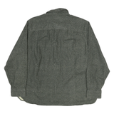 FREEDOM FOUNDRY Mens Grey Shirt XL Cotton Blend Button Pocket Casual Workwear