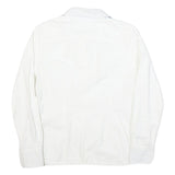 TOMMY HILFIGER Womens White Shirt M Classic Button Long Sleeve Casual Cotton