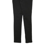 LEVI'S Womens Black Slim Skinny Denim Medium W24 L28 Cotton Blend Zip Jeans