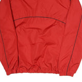NHL Mens Red Jacket XL Polyester Plain Zip Up Lightweight Sportswear