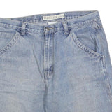 EAGUA Mens Shorts Blue Casual Denim M W32 Cotton Blend Lightweight
