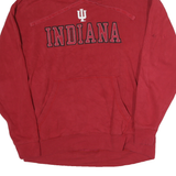 CHAMPION Mens Red Indiana Pullover Hoodie L Cotton Casual Sweatshirt
