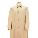 VALMELINE SPORTS Mens Beige Cotton Blend Button Jacket M Classic Plain Stylish