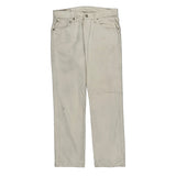 505 Levis Jeans - 30W 30L White Cotton