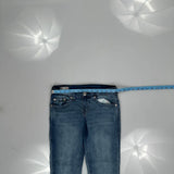 True Religion Slim Fit Jeans - 28W UK 8 Blue Cotton