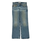 Made In Usa Armani Exchange Boot Cut Jeans - 29W UK 10 Blue Cotton