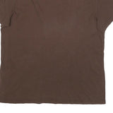 LEVI'S Mens Brown Cotton Blend Logo T-Shirt 2XL Short Sleeve Crew Neck Casual
