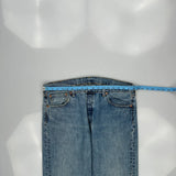 501 Levis Jeans - 36W 30L Blue Denim