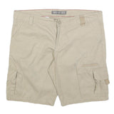 DICKIES Womens Beige Cargo Cotton Blend Shorts XL W38 Practical Pockets