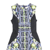 PETER PILOTTO Womens Black & Multicolour Sleeveless Day Polyester Blend Dress UK