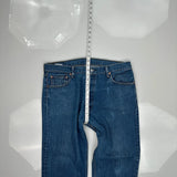 501 Levis Jeans - 36W 31L Blue Cotton