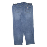 CARHARTT Womens Blue Regular Fit Straight Denim Light Wash Jeans W40 L32 Relaxed