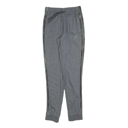 ADIDAS Mens Joggers Grey & Camouflage XS W25 L30 Cotton Slim Tapered Fit Casual