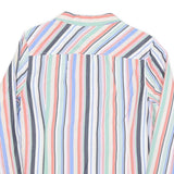 TOMMY HILFIGER Womens Multicolour Stripe Shirt XL Casual Button-Up Cotton