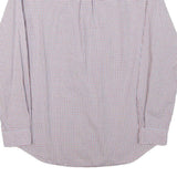RALPH LAUREN Mens White & Red Check Shirt M Classic Button Down Cotton Blend