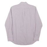 RALPH LAUREN Mens White & Red Check Shirt M Classic Button Down Cotton Blend