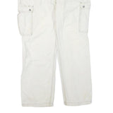 CARHARTT Mens Cotton Blend White Workwear Regular Straight Trousers W40 L32