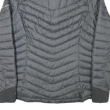 COLUMBIA Womens Black Outdoor Jacket L Polyester Blend Quilted Zip Pockets