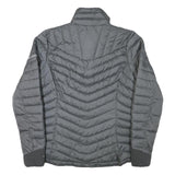 COLUMBIA Womens Black Outdoor Jacket L Polyester Blend Quilted Zip Pockets