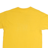 GENUINE MERCHANDISE Mens Yellow Graphic T-Shirt L Short Sleeve Crew Neck MLB