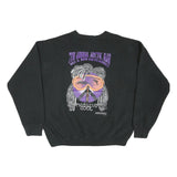 LEE Mens Black XL Crew Neck Sweatshirt Team Snake Ski Graphic Pullover Casual