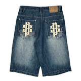 Southpole Denim Shorts - 36W 13L Blue Cotton Blend