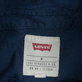 Levis Short Sleeve Shirt - Medium Blue Cotton