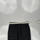 Unbranded Cargo Trousers - 32W 30L Black Polyester Blend