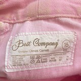 Best Company Denim Skirt - 26W UK 6 Pink Cotton