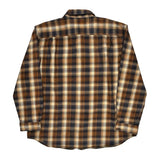 Carhartt Checked Flannel Shirt - 2XL Beige Cotton