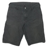 CARHARTT Mens Shorts Black Casual Regular M W32 Durable Cotton Blend