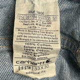 Carhartt Jeans - 32W 30L Blue Cotton