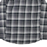 WEATHERPROOF Mens Black & Grey Check Shirt M Long Sleeve Cotton Blend Casual