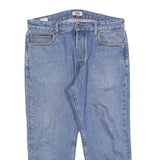 TOMMY HILFIGER Womens Jeans Blue Relaxed Straight Denim Medium W34 L24 Stylish