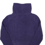 CALVIN KLEIN Womens Purple Zip Jacket S Polyester Blend Plain Stylish Comfort