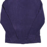CALVIN KLEIN Womens Purple Zip Jacket S Polyester Blend Plain Stylish Comfort