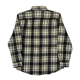 Carhartt Checked Flannel Shirt - Medium Black & White Cotton