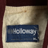 Holloway Varsity Jacket - XL Burgundy Polyester