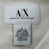 Armani Exchange Shirt - Large Beige Cotton