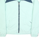 THE NORTH FACE Womens Mint & Navy Blue Jacket S Polyester Blend Zip Outdoor