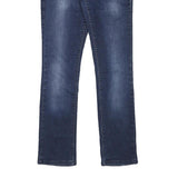RIFLE Womens Slim Blue Denim Cotton Blend Jeans W30 L29 Classic Zip Waist