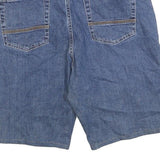 TIMBERLAND Mens Denim Blue Casual Shorts L W34 Cotton Blend Relaxed Fit